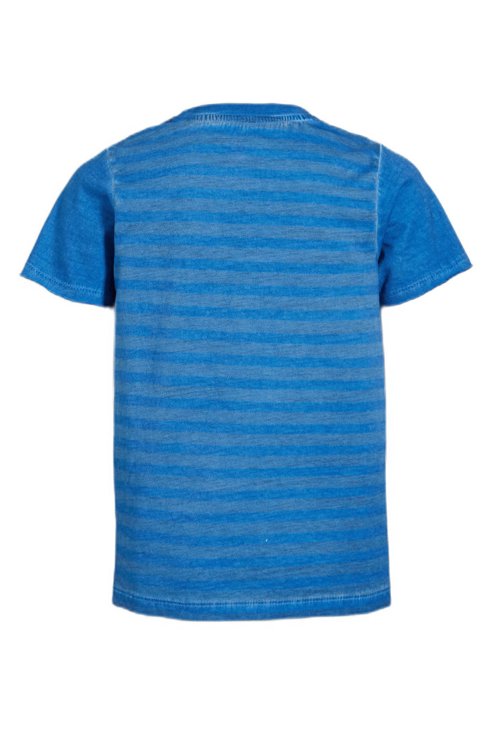 anytime gestreepte T-shirt blauw