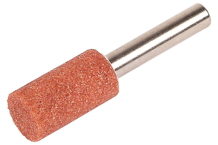Meule cylindrique Wolfcraft pour perceuse Ø12 x 22 mm