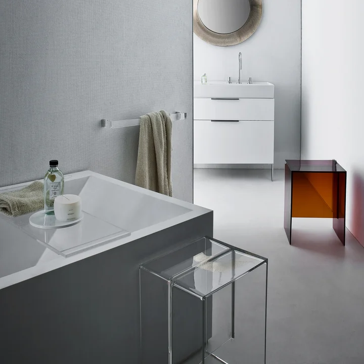 Kartell - Max-Beam Hocker/Beistelltisch, aquamarin
