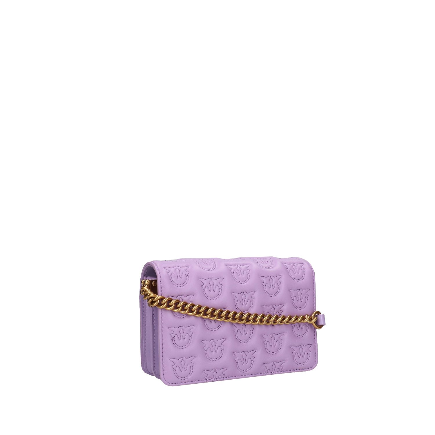 Pinko Love Click Mini Chevron purple tulip