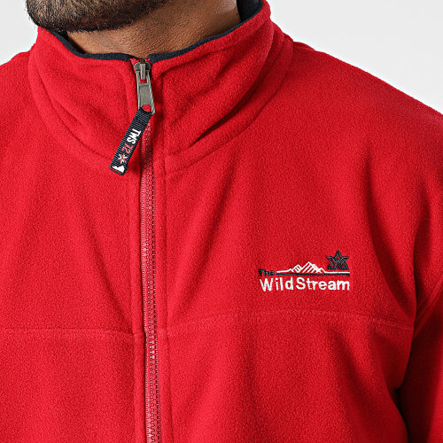 Veste Polaire Zippée Ipeak Rouge