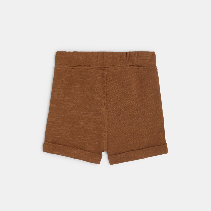 Short molleton marron bébé garçon Marron