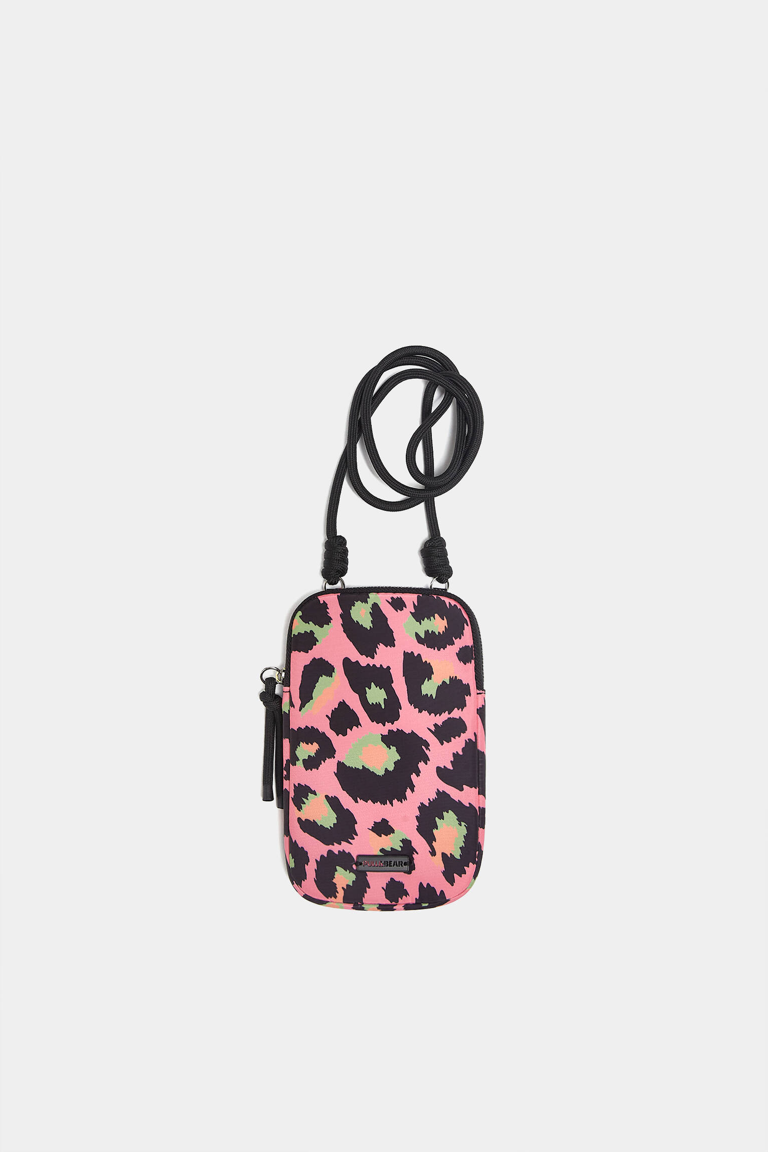 SUPORTE PARA CELULAR COM ZÍPER - ESTAMPA ANIMAL