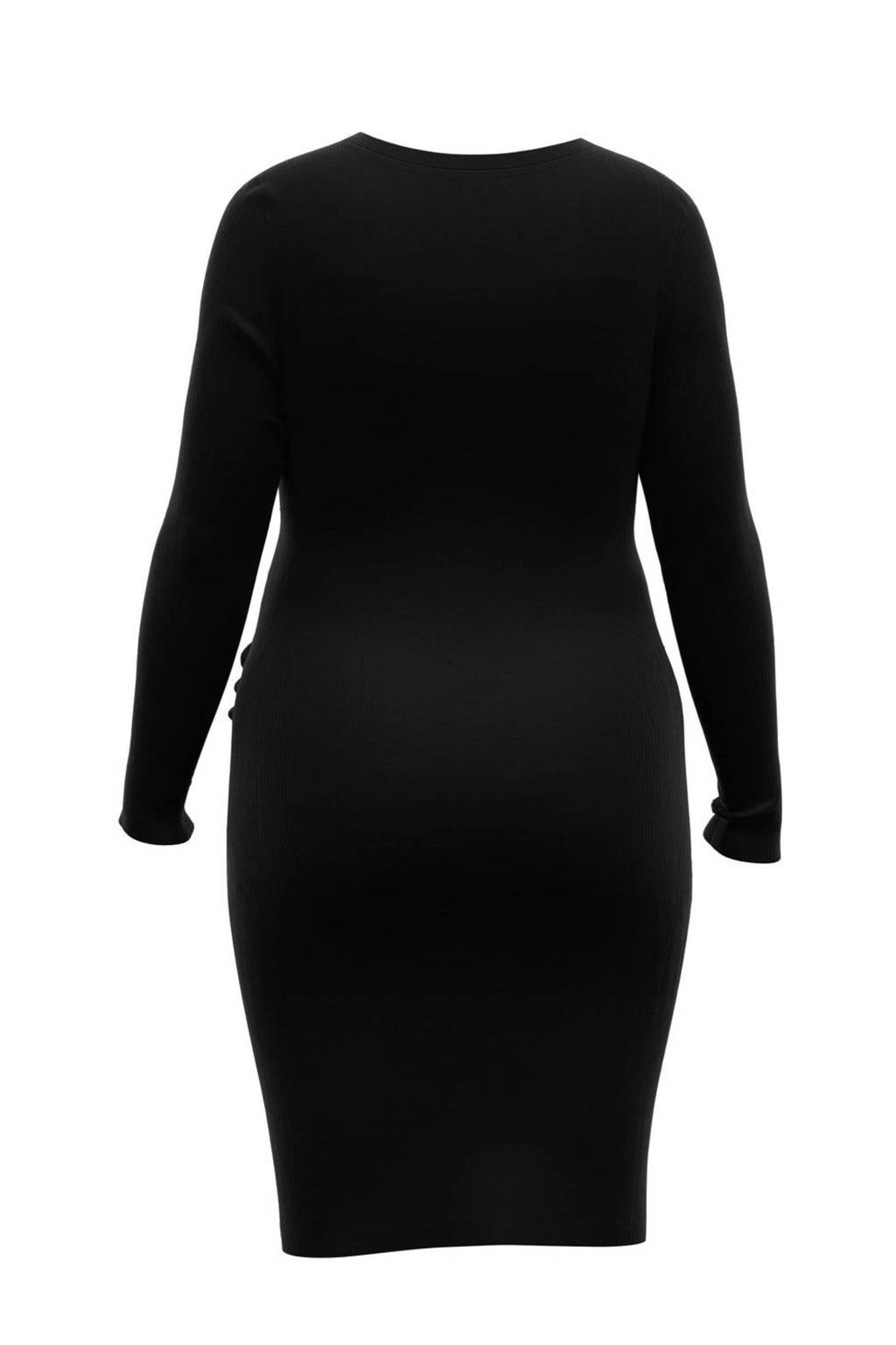 PIECES Maternity zwangerschapsjurk PMTEGAN zwart