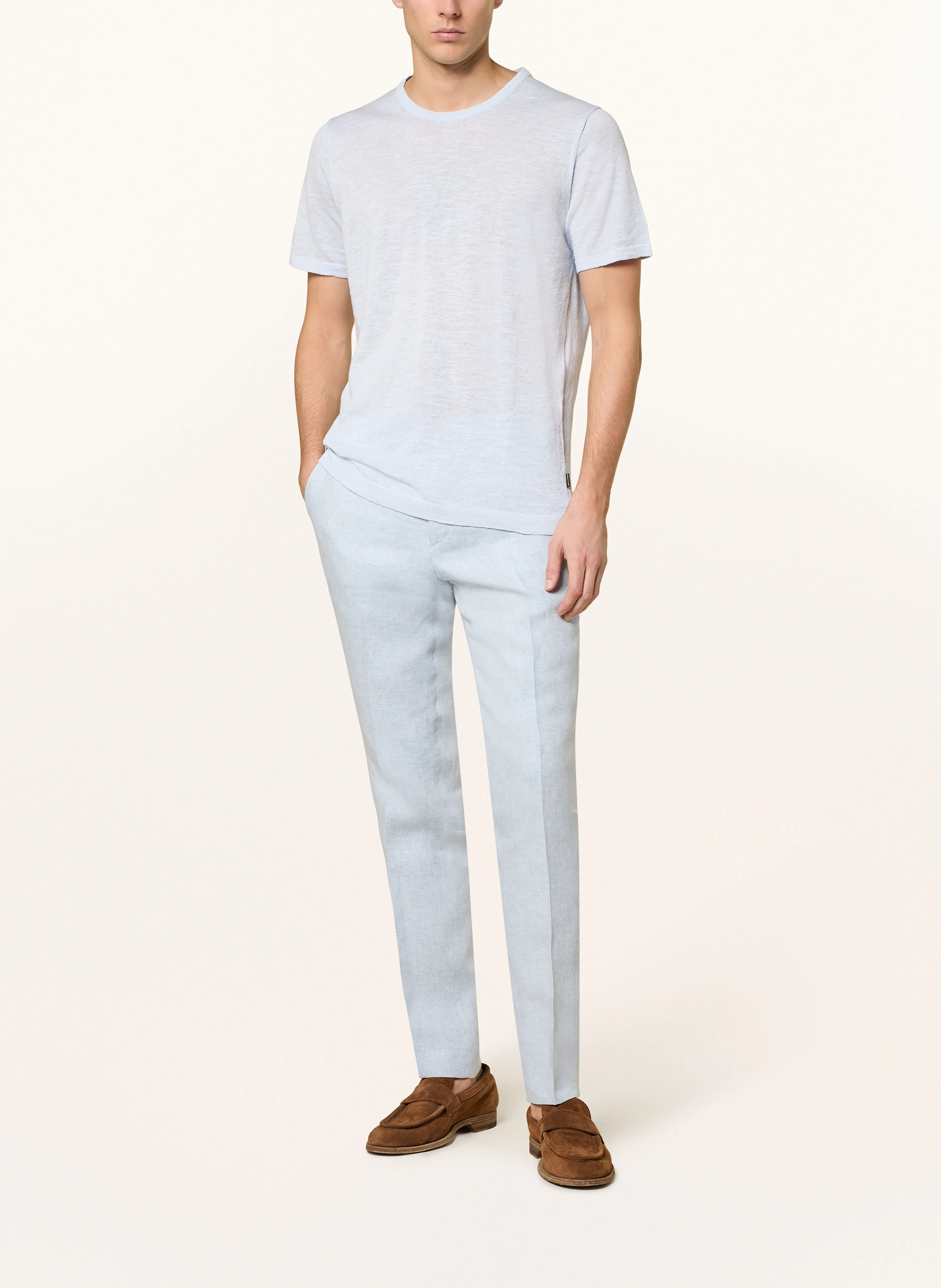 SAND COPENHAGEN T-Shirt mit Leinen