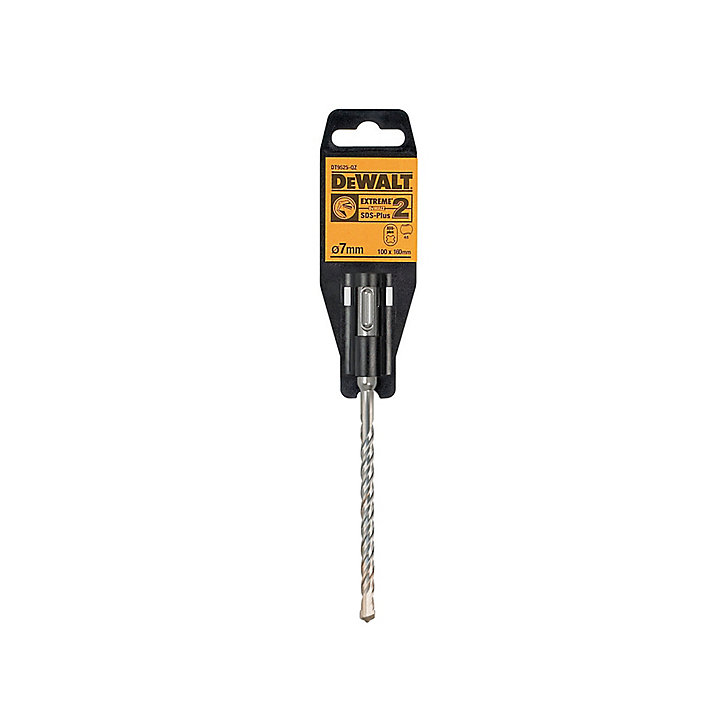Foret béton Ø.7 x L.160 mm DeWalt DT9525-QZ en acier emmanchement SDS Plus