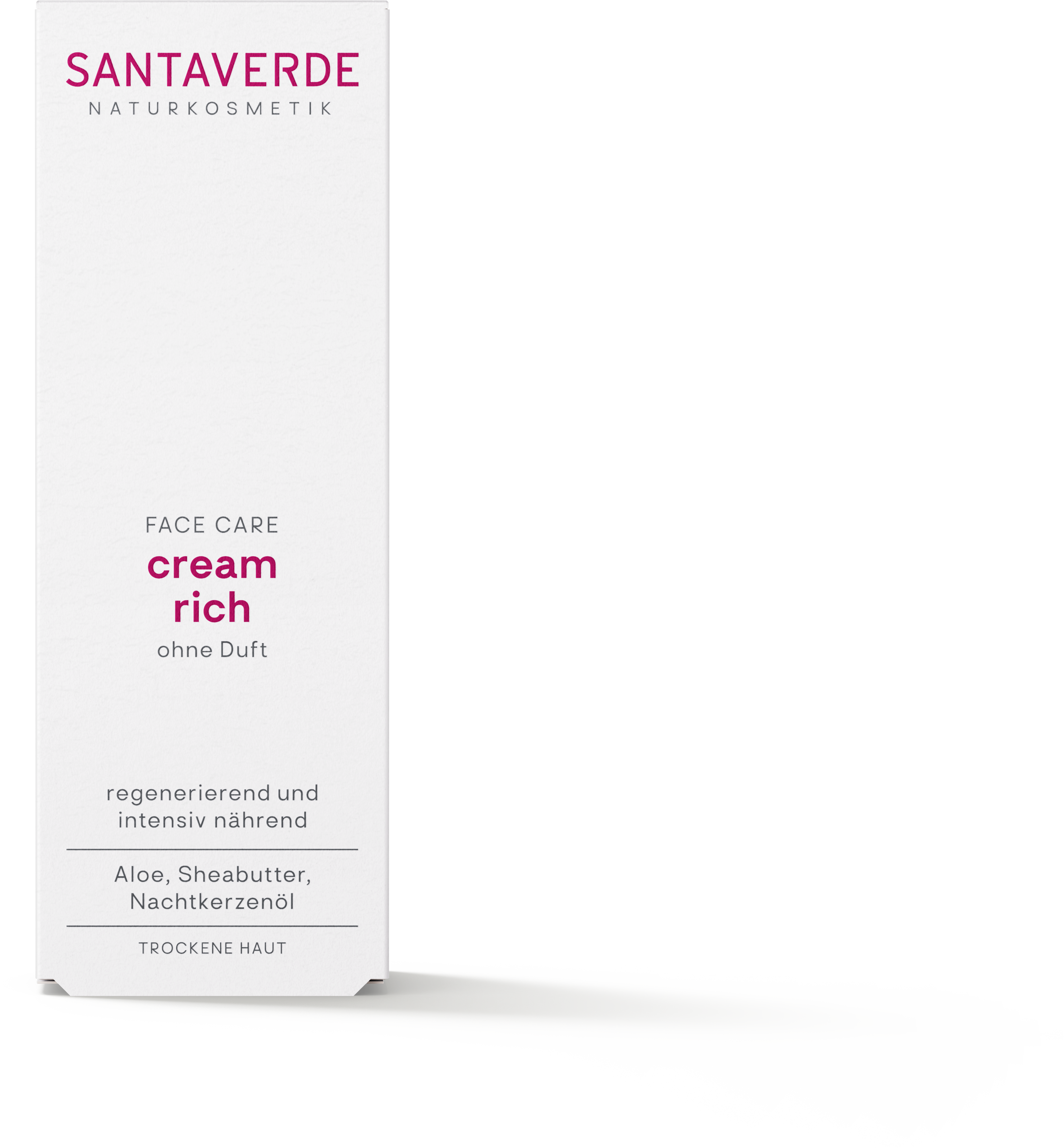 SANTAVERDE  FACE CARE cream rich fragrance-free, 30 ml