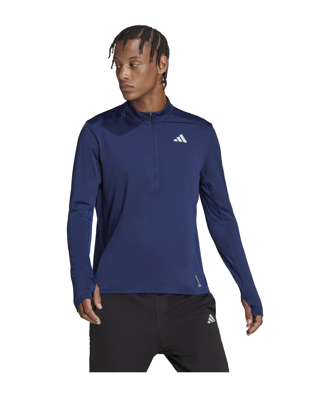 adidas Halfzip Sweatshirt Blau