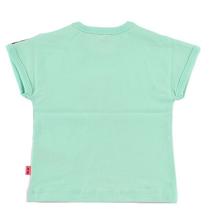 Me Too T-Shirt - Mint m. Papageien/Schmetterlinge