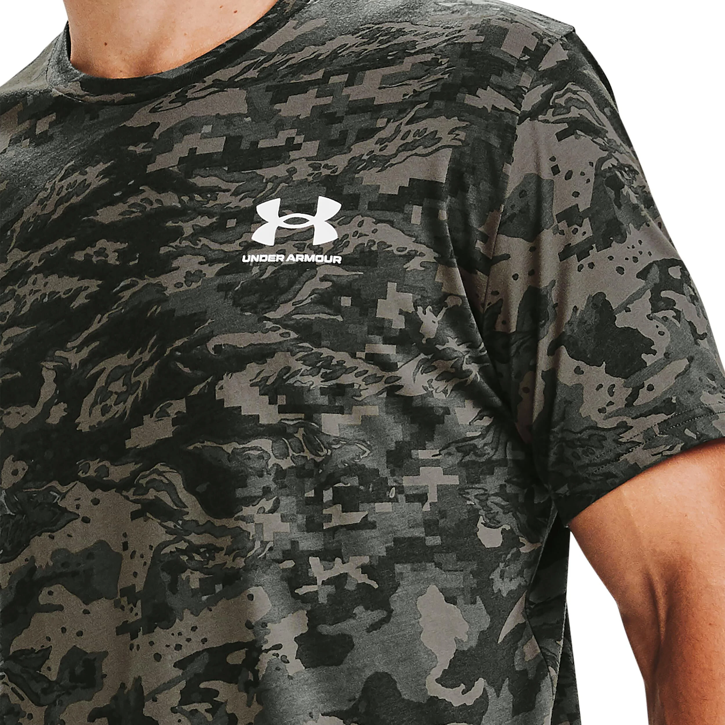 Under Armour ABC Camo T-shirt Hommes - Gris , Vert