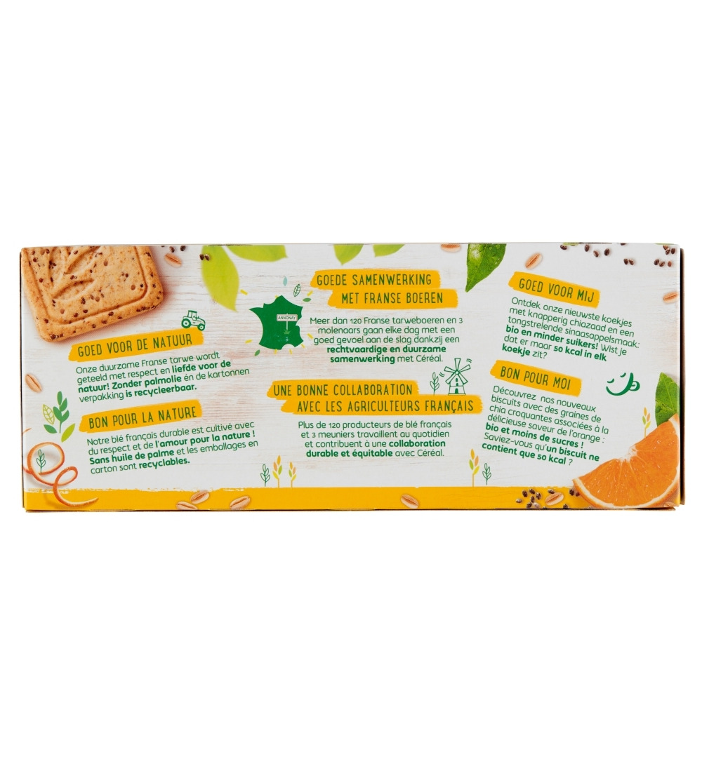 Céréal Bio Sinaasappel Chiazaad (132 gr)