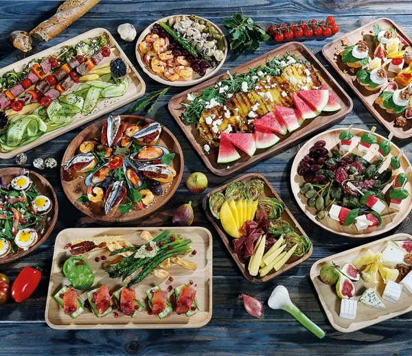 Zassenhaus Snackplatte, Serveringsskål, Træ, Træ, Rektangulær, 275 mm, 420 mm
