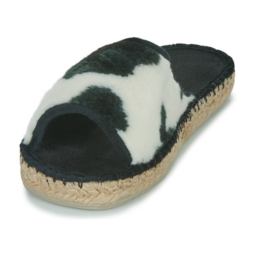 Art of Soule - COSY CLAQUETTES - Noir / Blanc