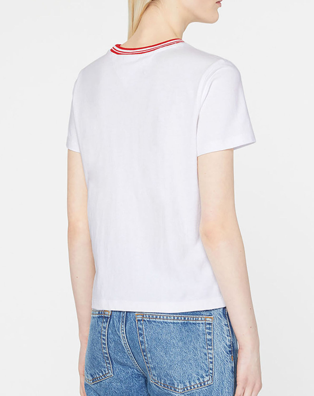 Tommy Jeans T-Shirt timeless script blanc