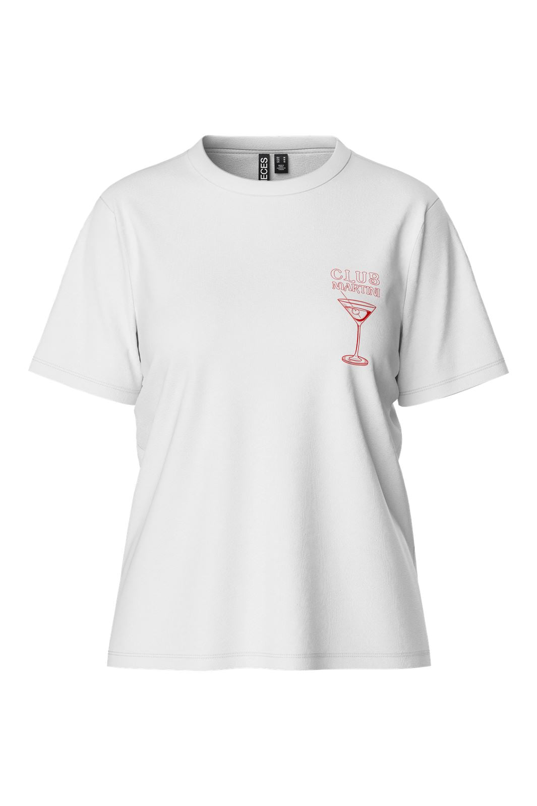 Pieces Pcgabbi T-Shirt 4701838 bright white club martini