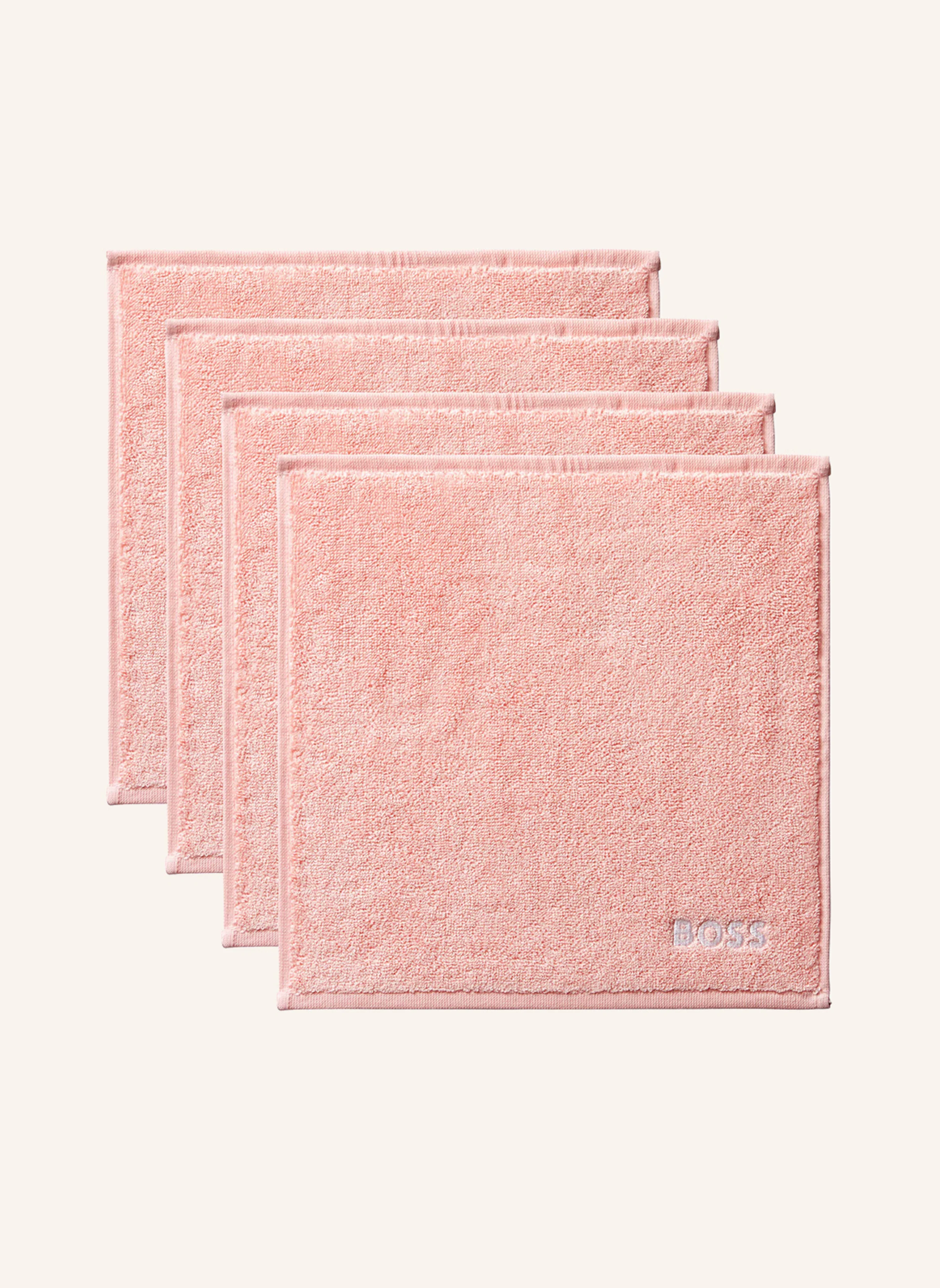 BOSS 4er-Set Waschlappen PLAIN WASCHLAPPEN 4ER SET