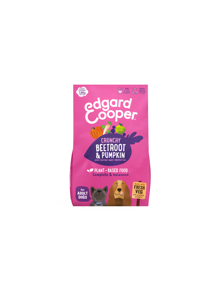 Edgard Cooper - Plant-based Græskar/Rødbede, Adult 1kg