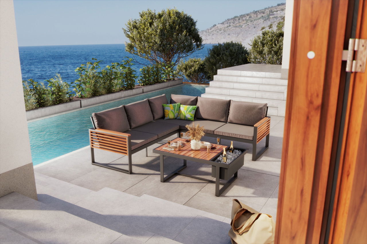 Ambia Garden Lounge-Set SQUARE