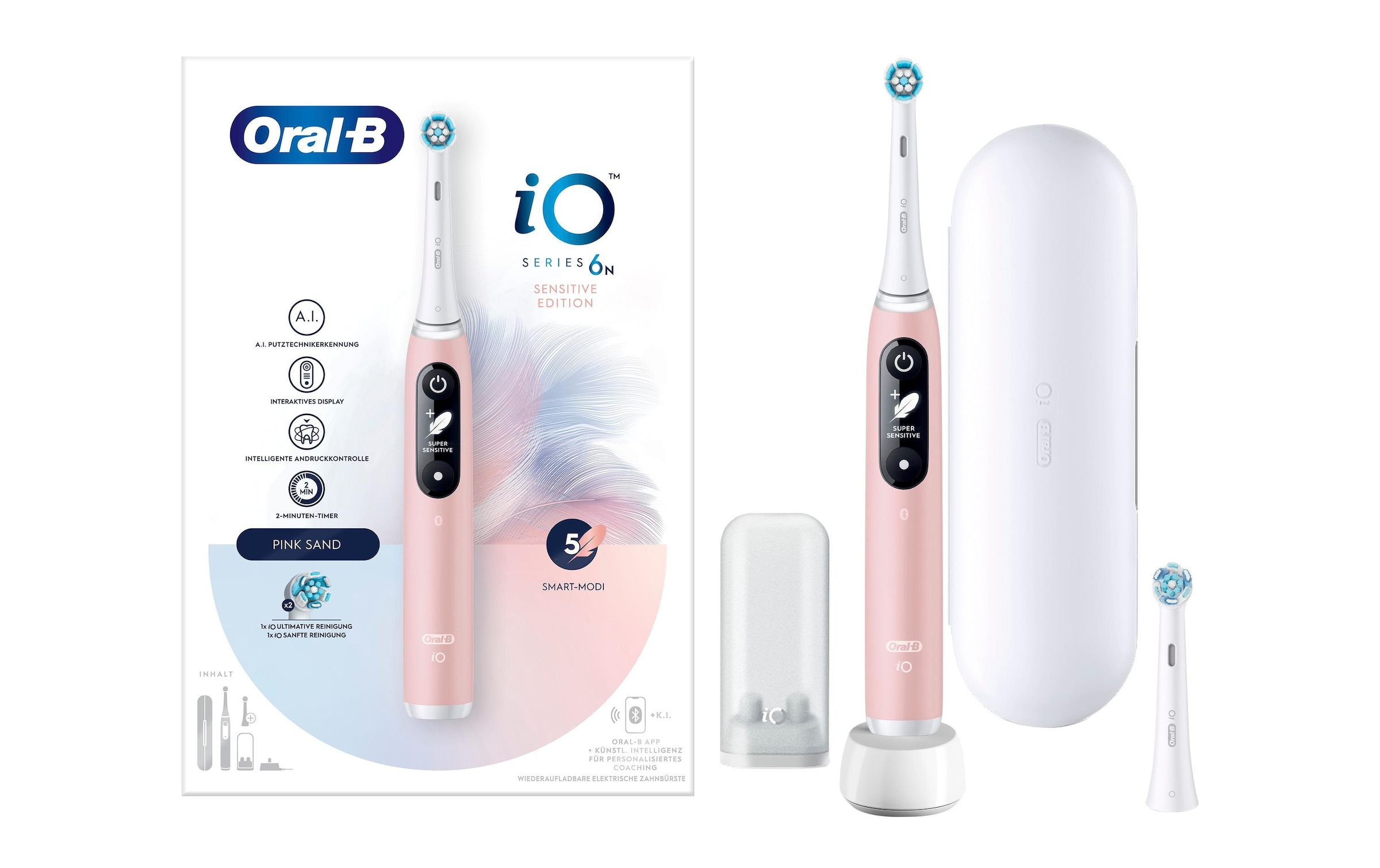 Oral-B Elektrische Zahnbürste »iO Series 6 Pink Sand«