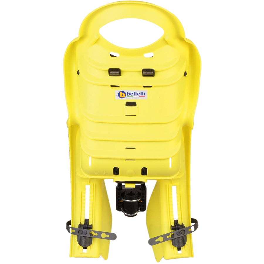 BELLELLI Kindersitz Fahrrad Mr Fox B-fix Frame mount Yellow HI VIZ