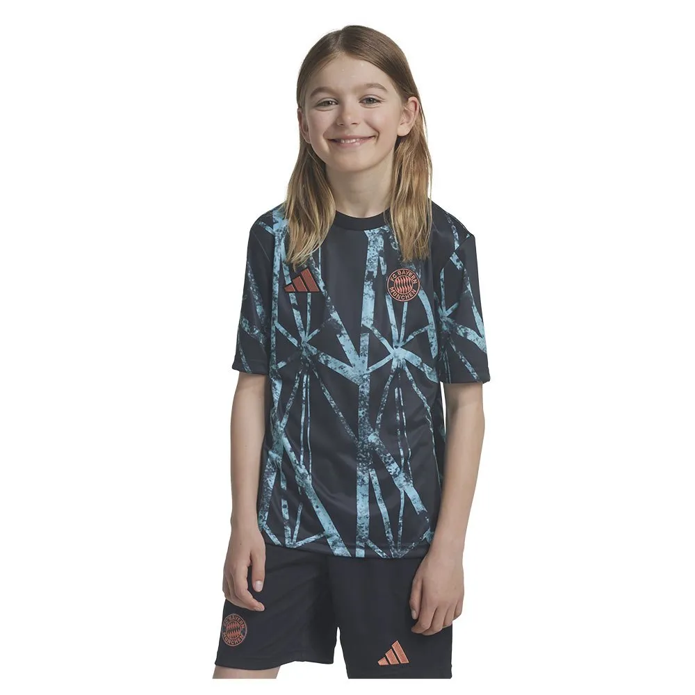 adidas FC Bayern Munich 24/25 vor dem Spiel Junior-Kurzarm-T-Shirt