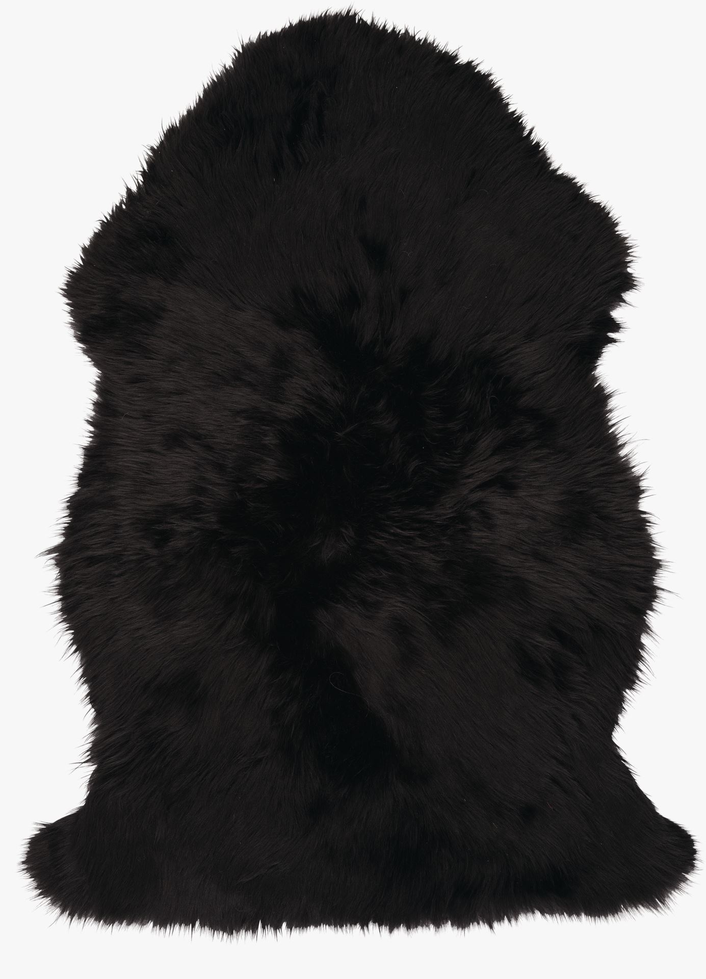 Lammeskinn svart - 80-90cm