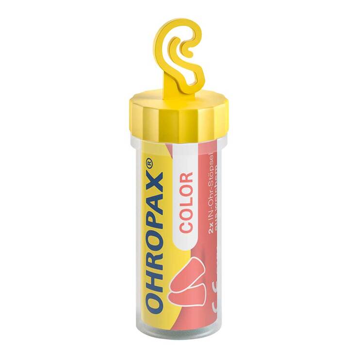 Ohropax color Schaumstoff In-Ohr Stöpsel, 2 St