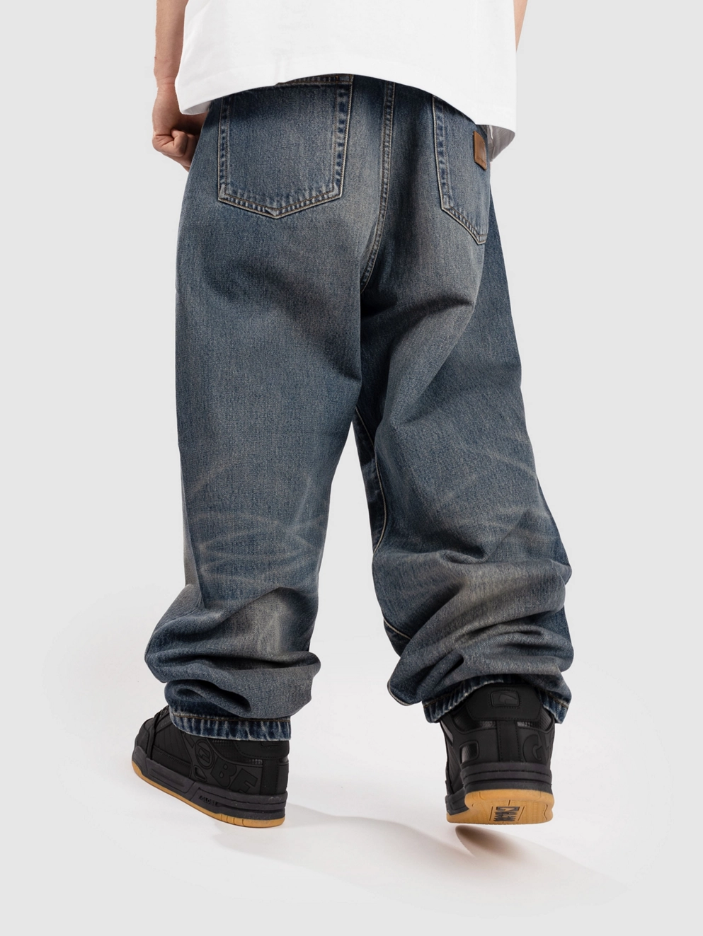 Carhartt WIP Landon Jeans blue worn used wash