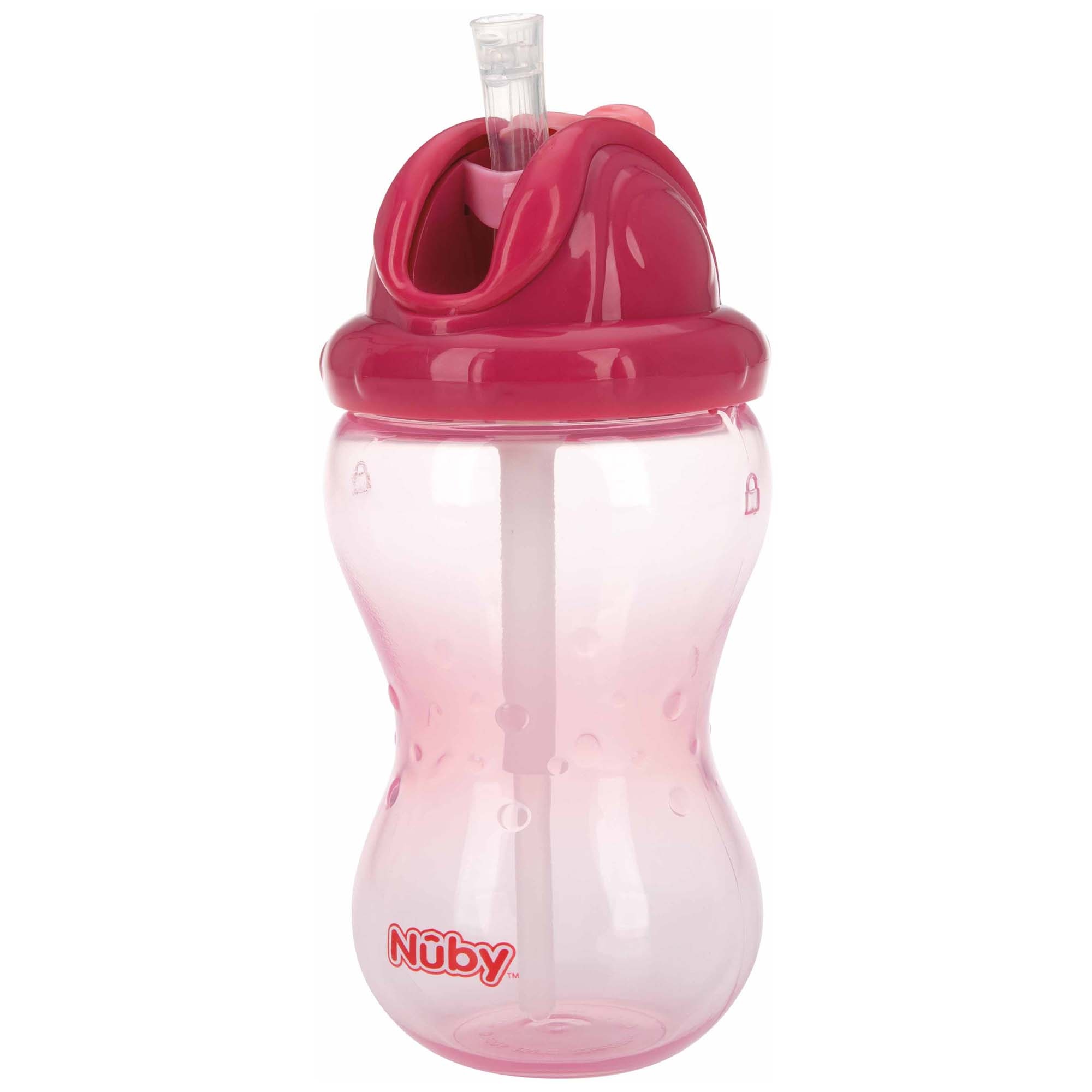 Nûby flip it antilekbeker 360ml roze