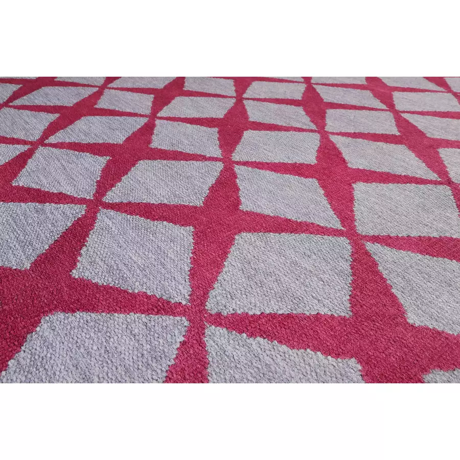 Esprit Kurzflorteppich CALEDON grau rot