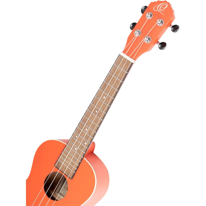 Ortega RUPUKI Earth Series Concert Size Ukulele Pumpkin Orange concert ukelele
