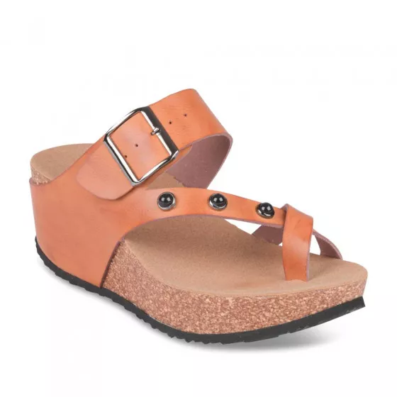 Mules COGNAC LADY GLAM