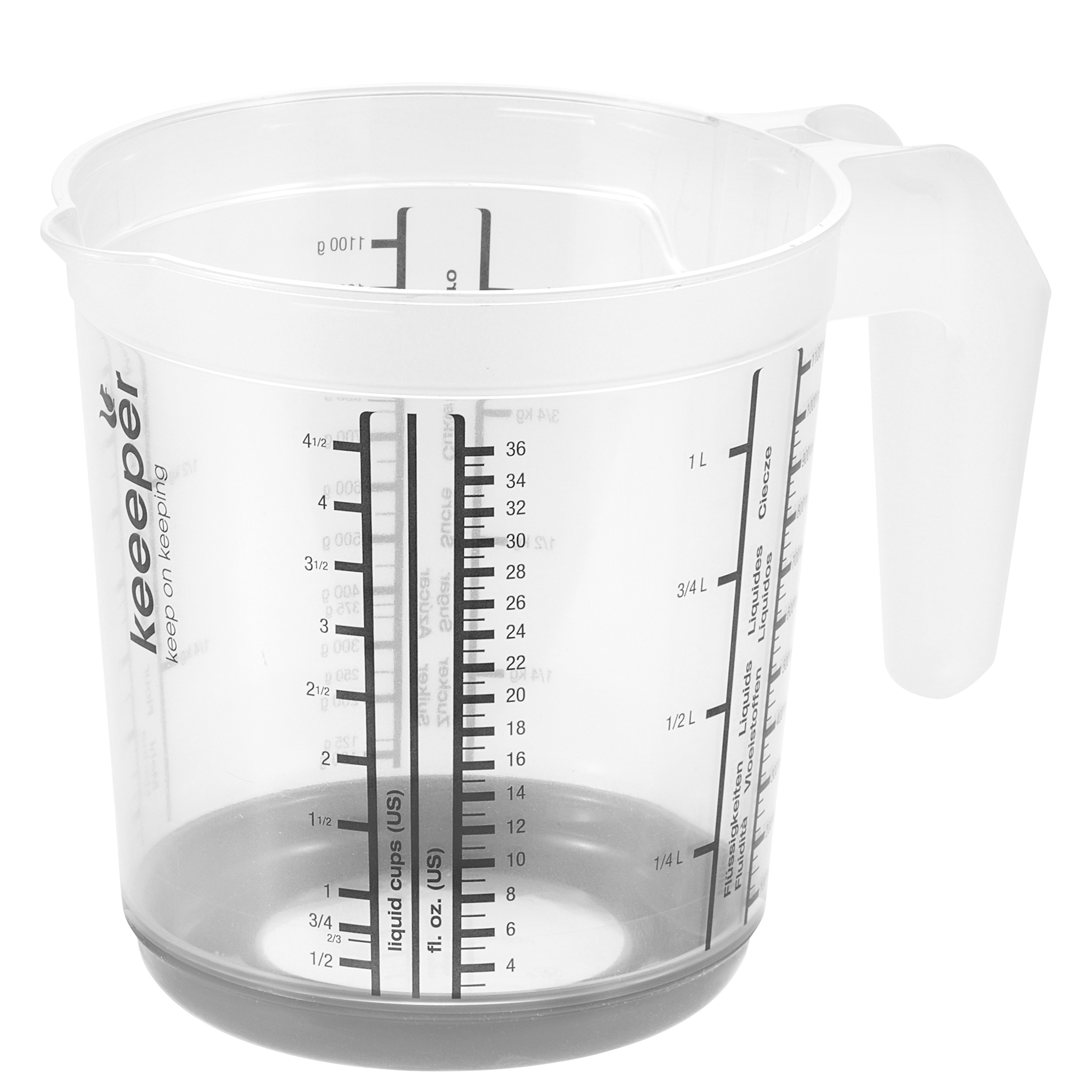 Messbecher - nordic grey - 1 Liter