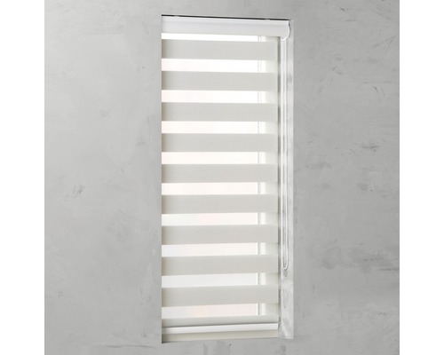 Soluna dubbel rolgordijn Ikaria D-R13 met cassette wit 60x175 cm