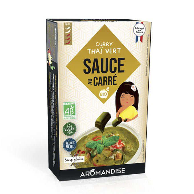 Sauce au carré - Curry thaï vert vegan et sans gluten