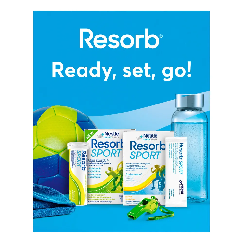 Resorb Sport Citrus - 10 poser