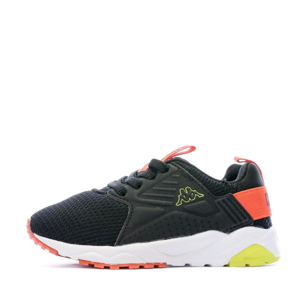 Kappa Baskets Noire/Orange Bébé Kappa San Puerto El Inf Bb