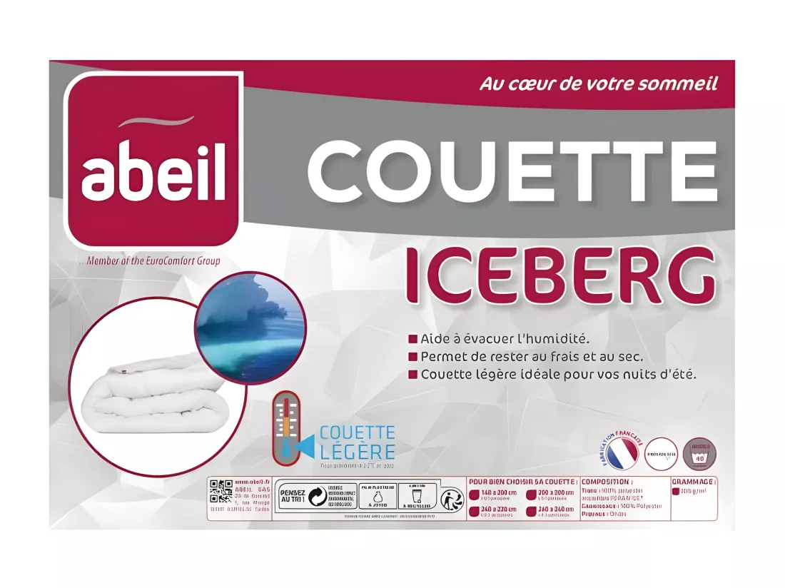 ABEIL Couette legere ICEBERG 240x260cm