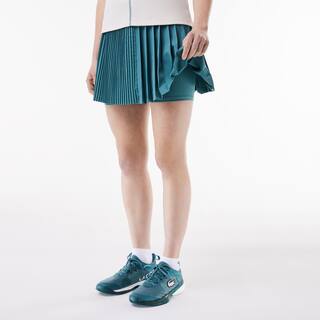 Jupe Tennis Ultra-Dry stretch et shorty intégré Robes & Jupes - Bleu - Lacoste - Femme
