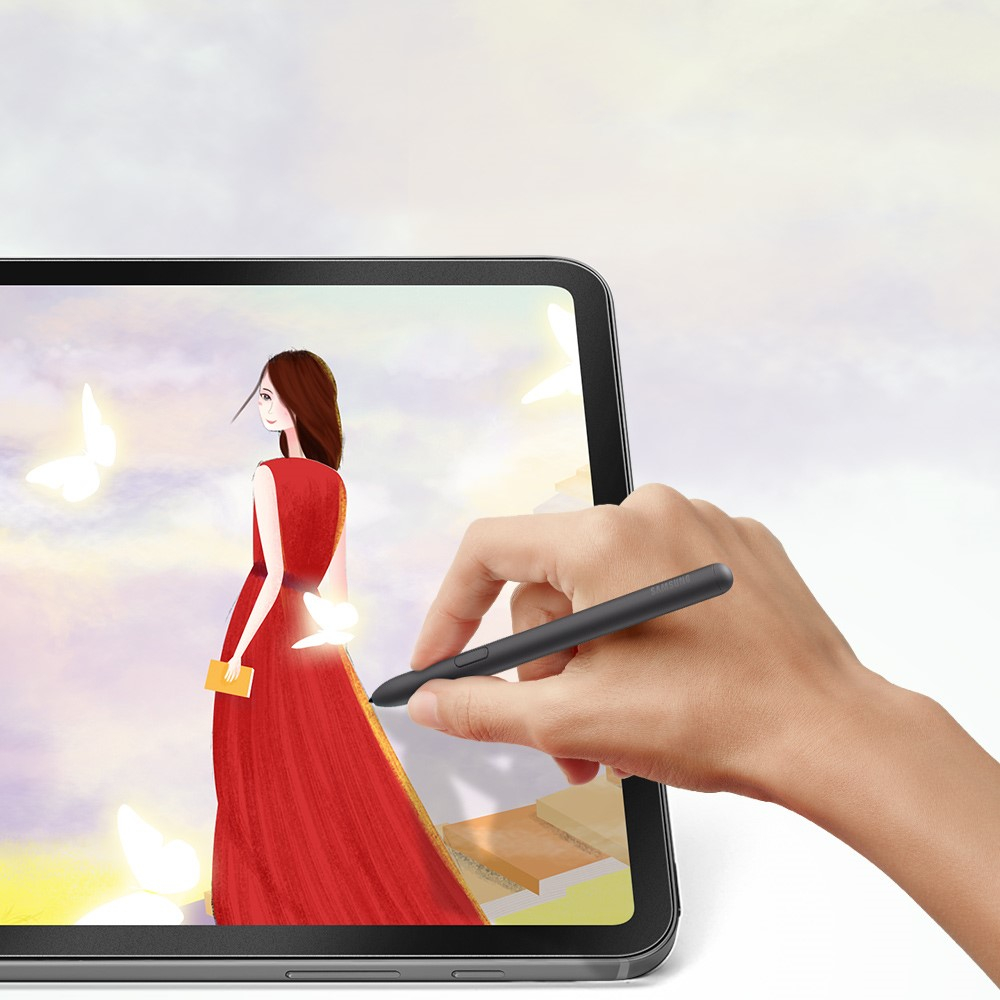 Samsung Galaxy Tab S10 FE / Tab S9 FE / Tab S9 / Tab S8 / Tab S7 Papier-Textur Vollbild Panzer Display Schutzfolie (Paper-Feel)