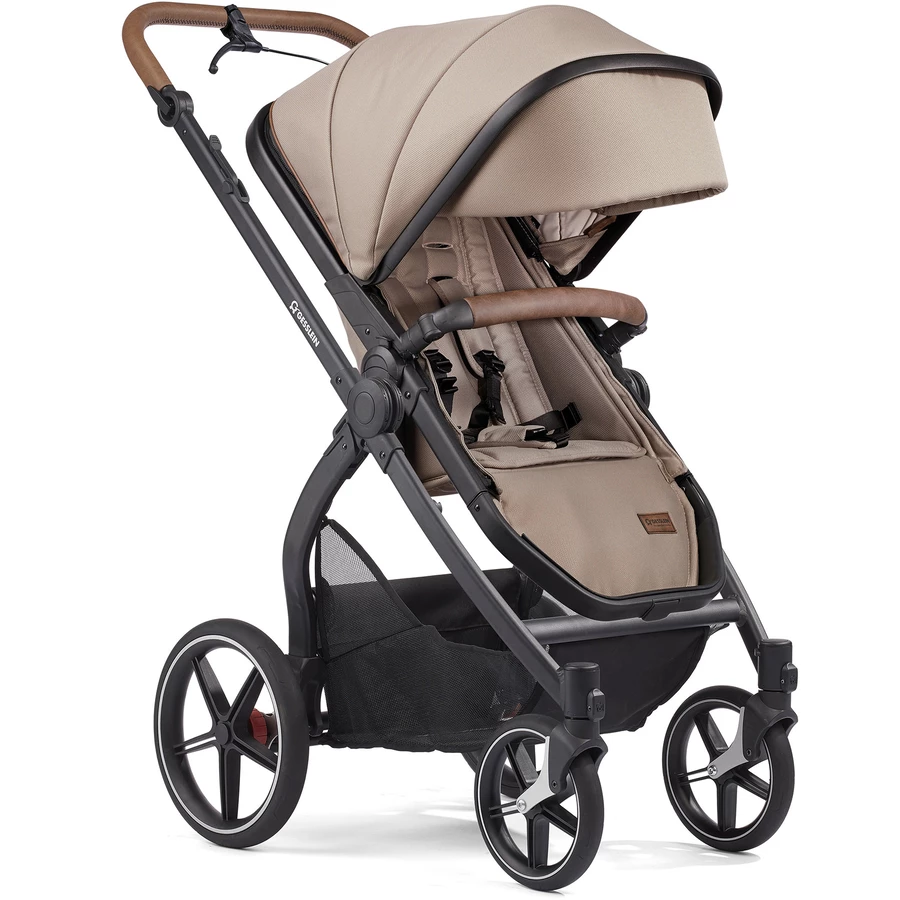 GESSLEIN Kombikinderwagen FX4 Life mit Handbremse, sand