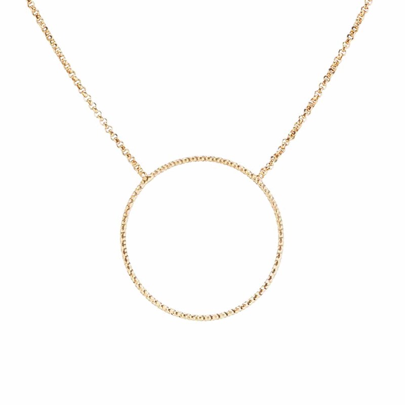 Collier Argent Doré Diamanté Gaia