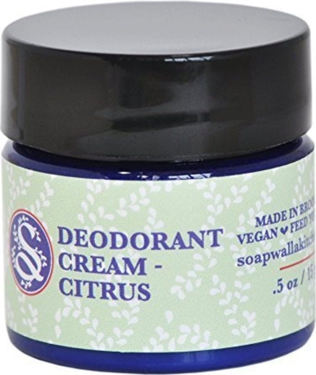 Soapwalla  Deodorant Cream Travel Size, Citrus (15 g)