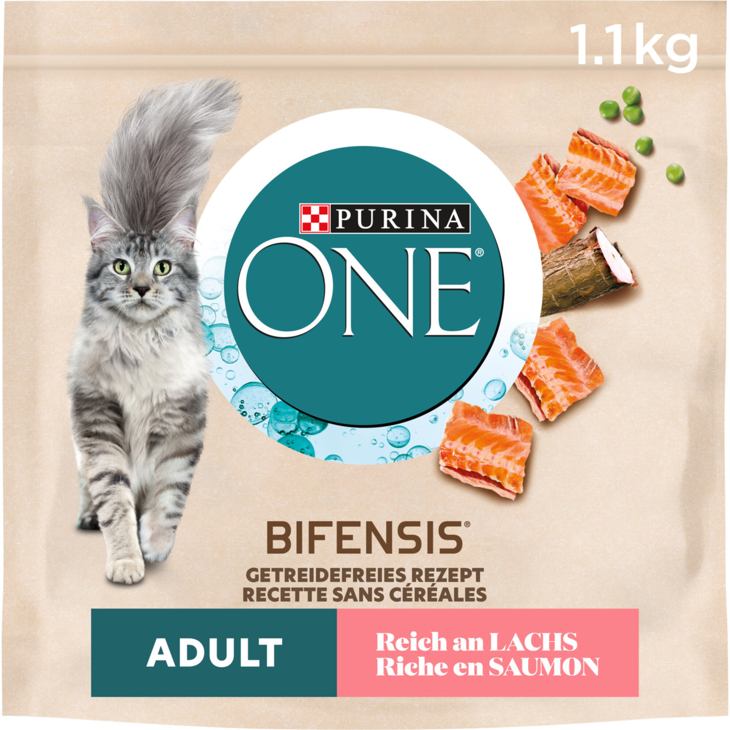 Purina ONE Trocken-katzenfutter Grain Free Adult Lachs