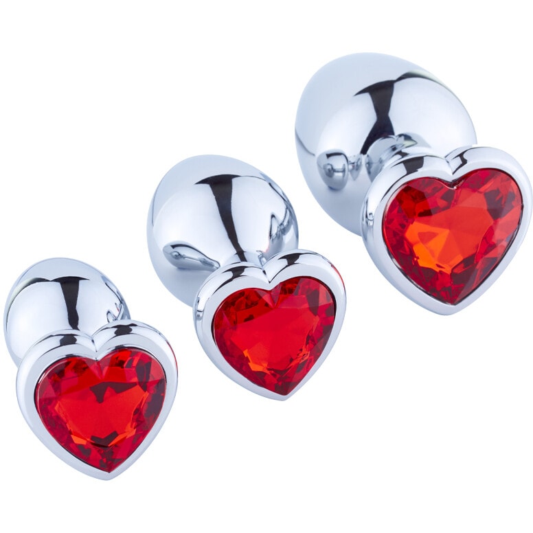 Trio de plugs anaux  - Acier inoxydable