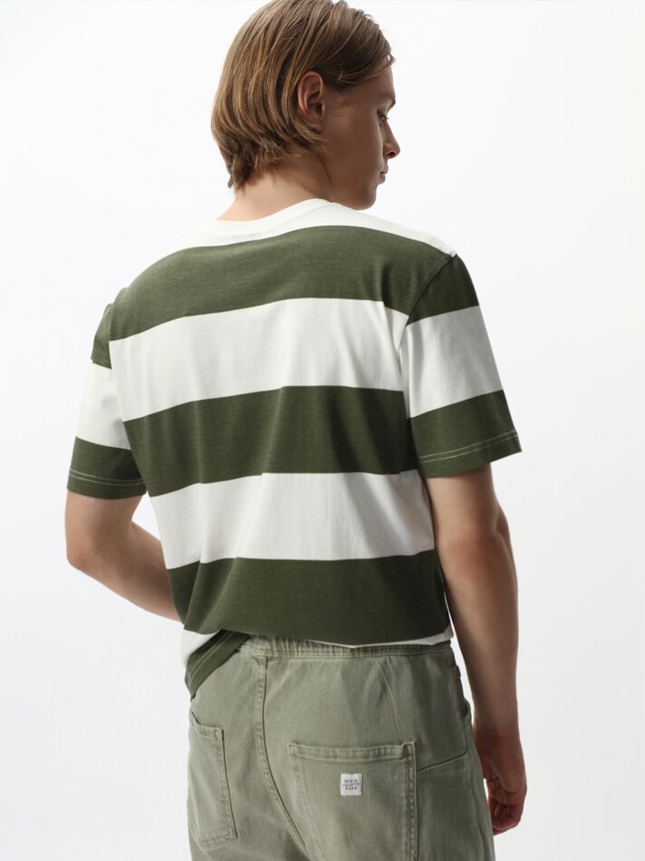 Calça jeans jogger elástica - Verde