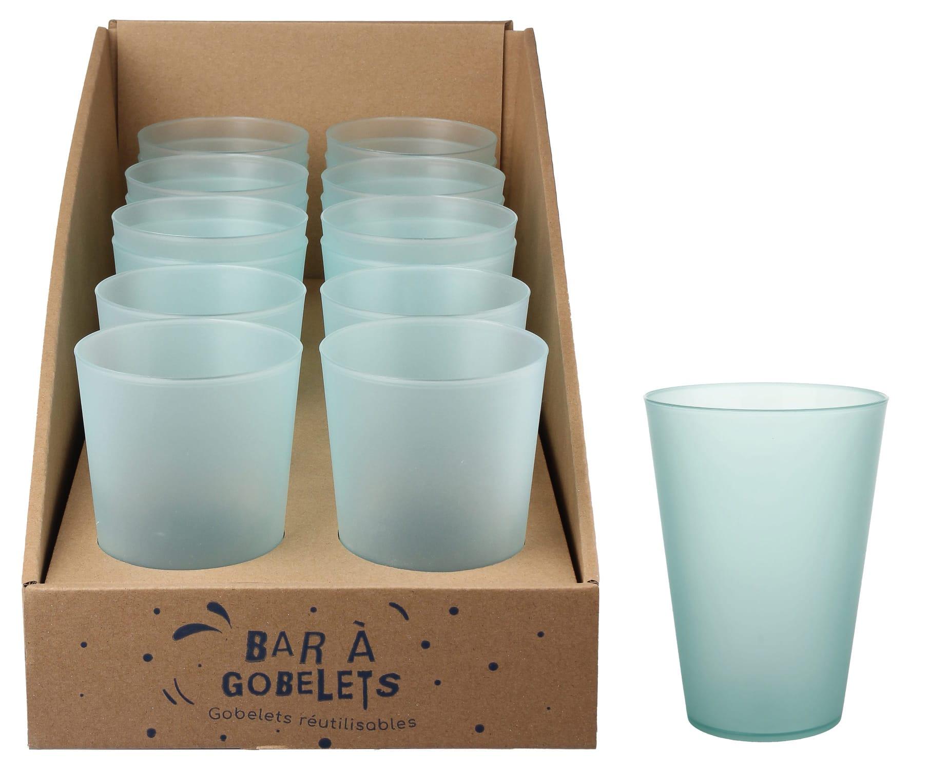 GOBELET 40CL BLEU CLAIR