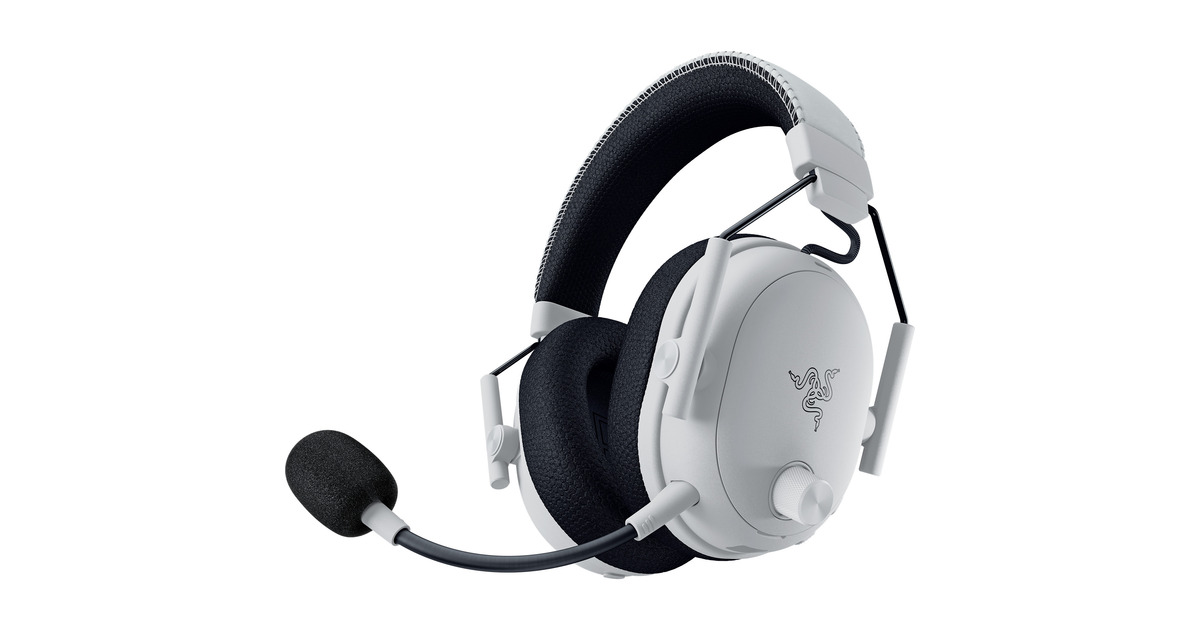 RazerBlackShark V3 Pro over-ear gaming headset  (Wit/zwart, Pc, PlayStation 4, PlayStation 5)