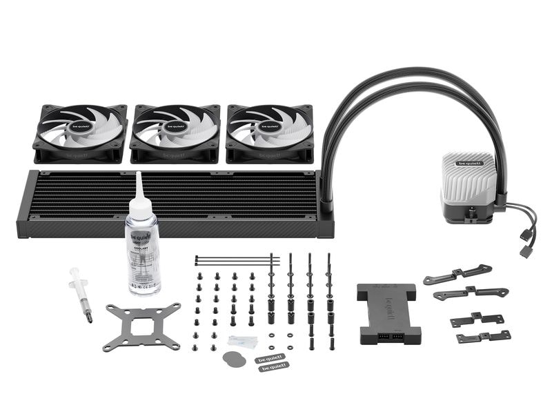 be quiet! Wasserkühlung Light Loop 360mm Schwarz Leisutngsvoller und leiser Wasserkühler mit drei Lüfter