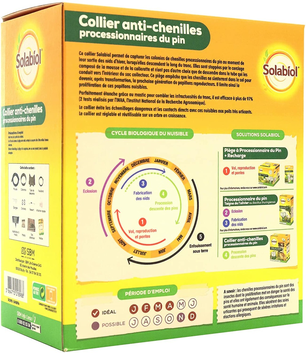 Socopro | piège à chenilles processionnaires du pin | kit complet avec
